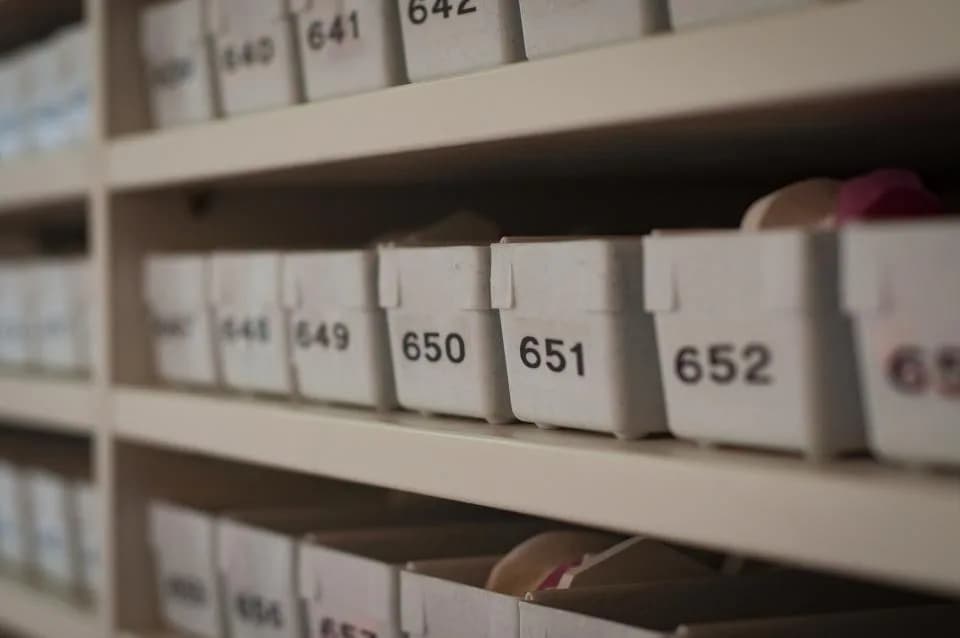 صندوق تخزين صناعي بولي إيثيلين عالي الكثافة (HDPE) 20 لتر أحمر